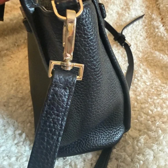 Kate Spade Holden Leather Tote Bag Black Removable Strap - Picture 7 of 11